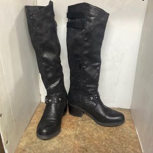 Carlos Santana thigh calf high boots sz 7.5